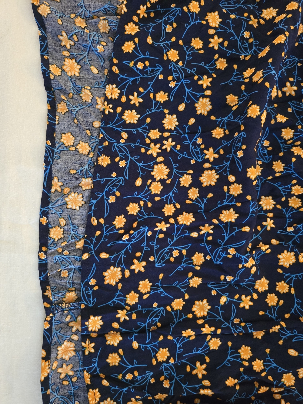 Plus Size 1X Navy Floral V-Neck Maxi Dress Rusttydustty Modern Bohemia Crush NWT - Picture 11 of 13
